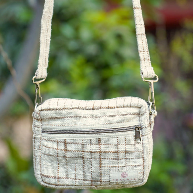 Buy Pai Handbag with 2 zips | Detachable Strap | Vegan Bag | Shop Verified Sustainable Satchel Bag on Brown Living™