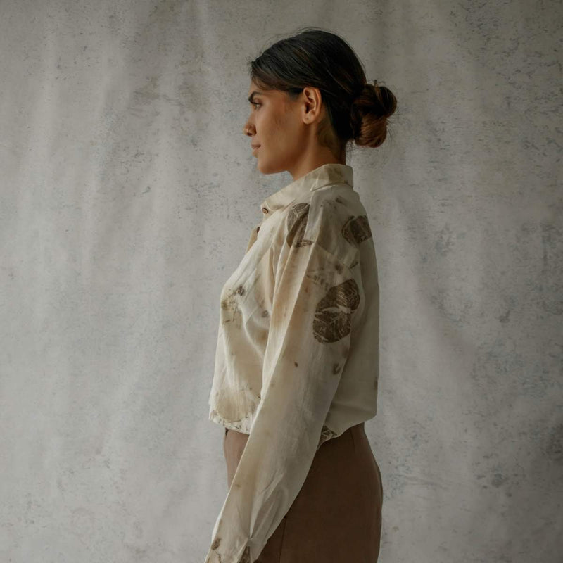 Buy Perennial Autumn | Crop Shirt | Shop Verified Sustainable Womens top on Brown Living™