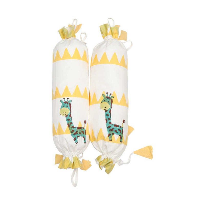 Buy Pillow & Bolster Set - Gira The Giraffe - Yellow | Shop Verified Sustainable Bed Linens on Brown Living™