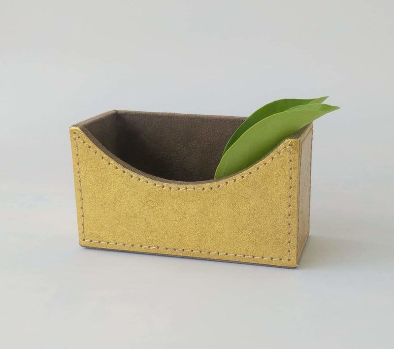 Buy Pinatex Visiting Card Holder | Shop Verified Sustainable Desk Organizers on Brown Living™