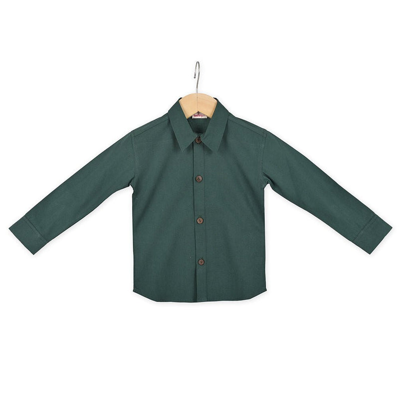 Buy Pine Formal Shirt for boys | Kids clothing | Shop Verified Sustainable Kids Shirts on Brown Living™