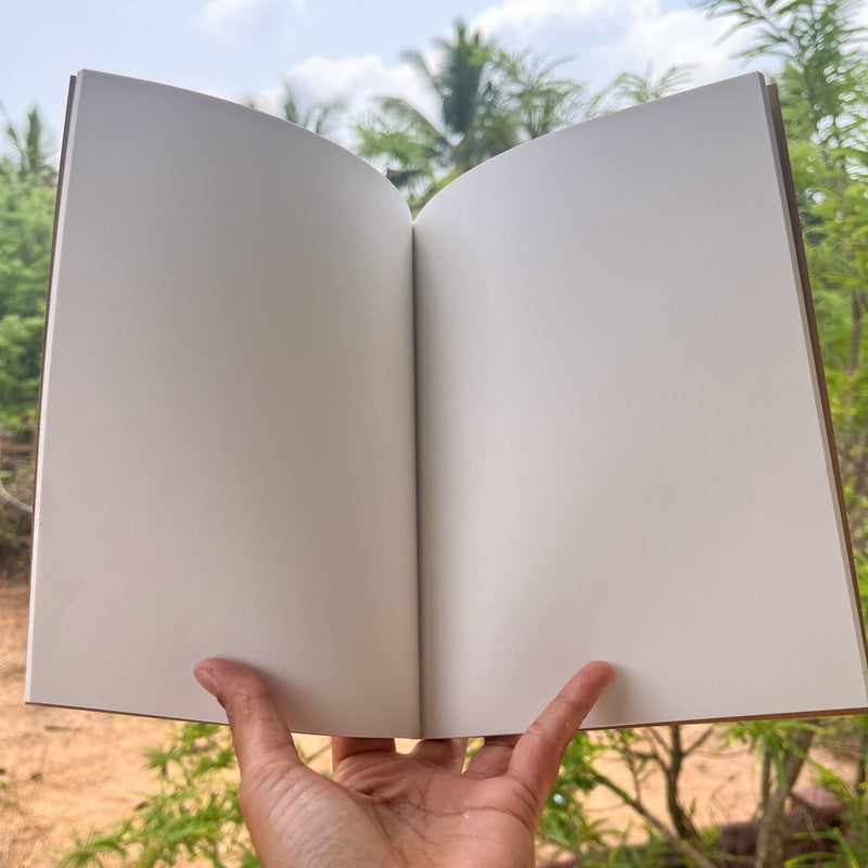 Buy Pink Flowers Handpainted Notebook | Shop Verified Sustainable Notebooks & Notepads on Brown Living™