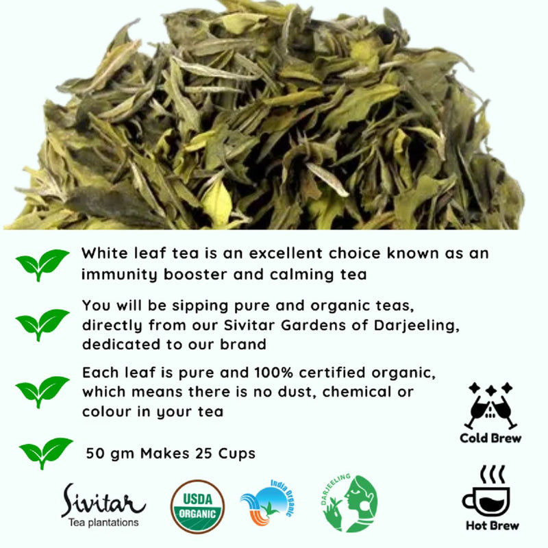 Buy Pisces White Leaf | Zodiac Tea Collection | 50 g | Shop Verified Sustainable Tea on Brown Living™