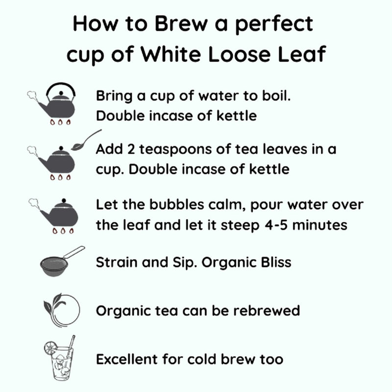 Buy Pisces White Leaf | Zodiac Tea Collection | 50 g | Shop Verified Sustainable Tea on Brown Living™