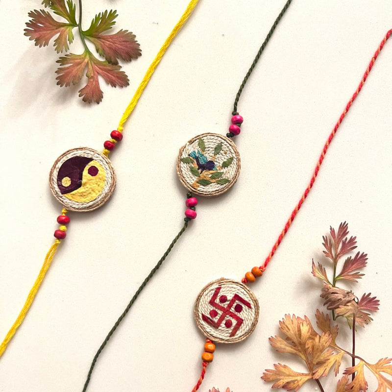 Buy Plantable Rakhis -Set of 3 | Shop Verified Sustainable Rakhi on Brown Living™