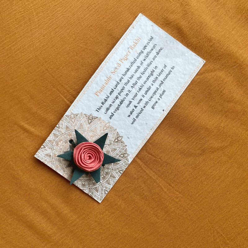 Buy Plantable Seed Rakhi - Eco-Friendly, handmade | Shop Verified Sustainable Rakhi on Brown Living™