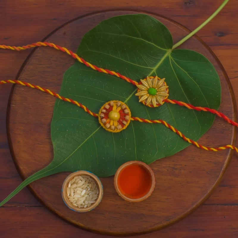 Buy Plantable Seed Rakhi Family Box | Pair of 2 Rakhi | Shop Verified Sustainable Rakhi on Brown Living™