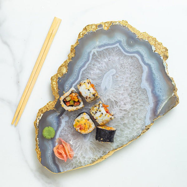 Buy Platter- Agate Natural | Shop Verified Sustainable Table Decor on Brown Living™