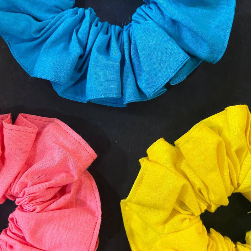 Buy Playdoh Scrunchie Trio | Shop Verified Sustainable Hair Styling on Brown Living™