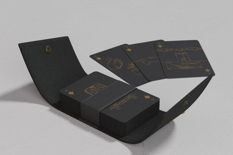 Buy Playing Cards made of Recycled Paper - Black | Shop Verified Sustainable Sports & Games on Brown Living™