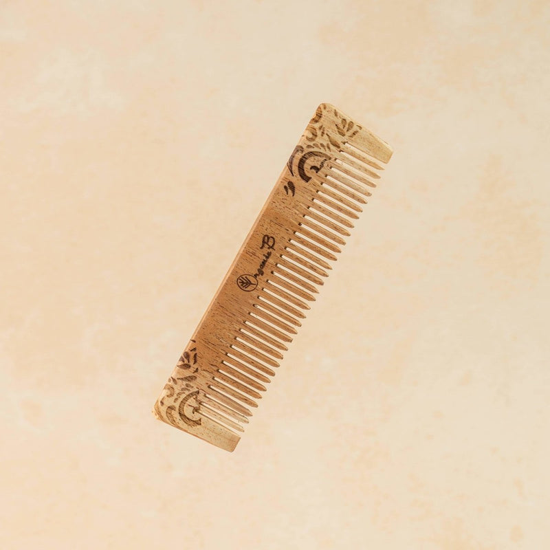 Buy Pocket Size Neem Wood Comb | Shop Verified Sustainable Hair Comb on Brown Living™