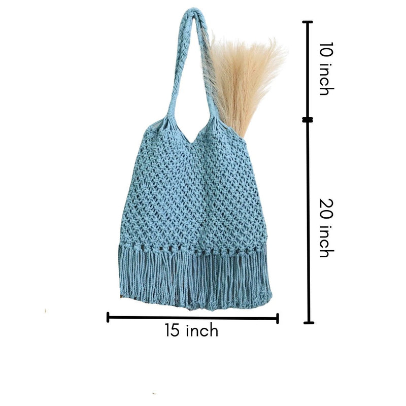 Powder Blue Hobo Bag | Verified Sustainable Bags on Brown Living™