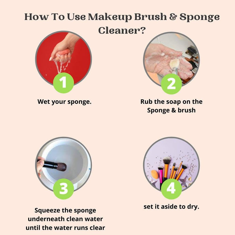 Buy Probiotic Makeup Brush and Sponge Cleaner Soap (Pack Of 1) | Shop Verified Sustainable Cleaning Supplies on Brown Living™