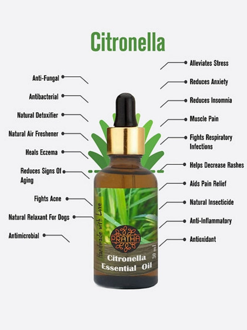 Buy Pure Citronella Essential Oil | Shop Verified Sustainable Essential Oils on Brown Living™