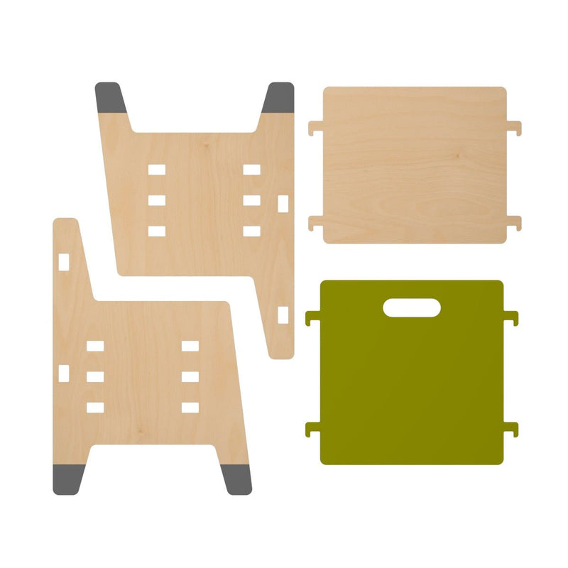 Buy Purple Mango Wooden Weaning Chair | Shop Verified Sustainable Decor & Artefacts on Brown Living™