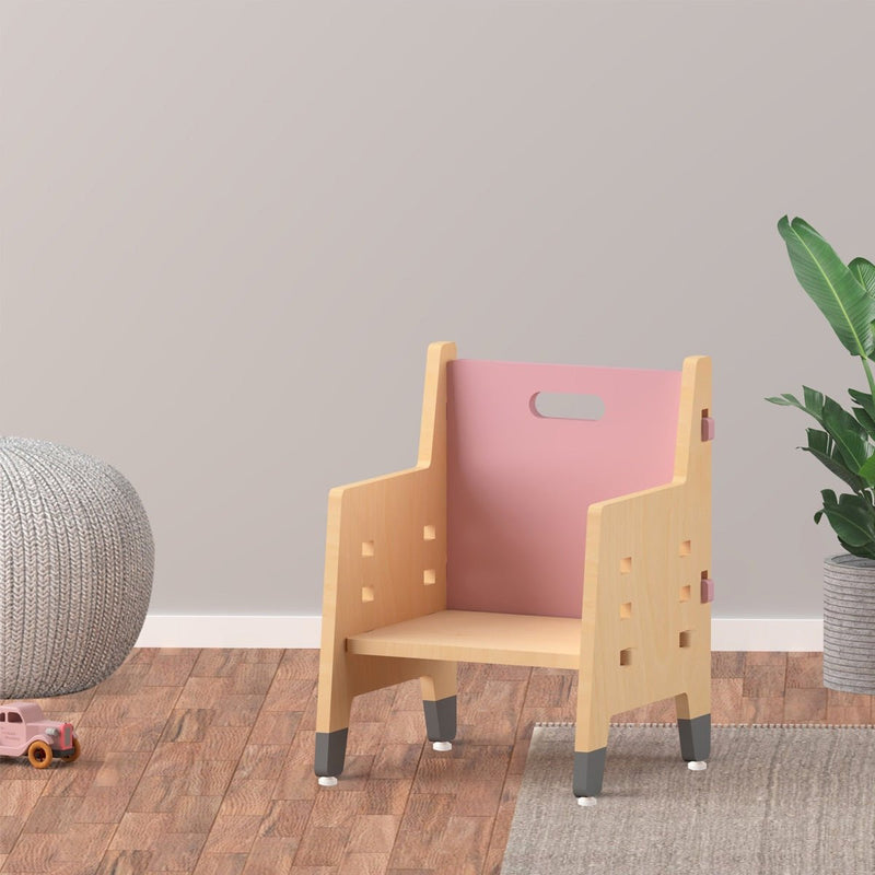 Buy Purple Mango Wooden Weaning Chair | Shop Verified Sustainable Decor & Artefacts on Brown Living™