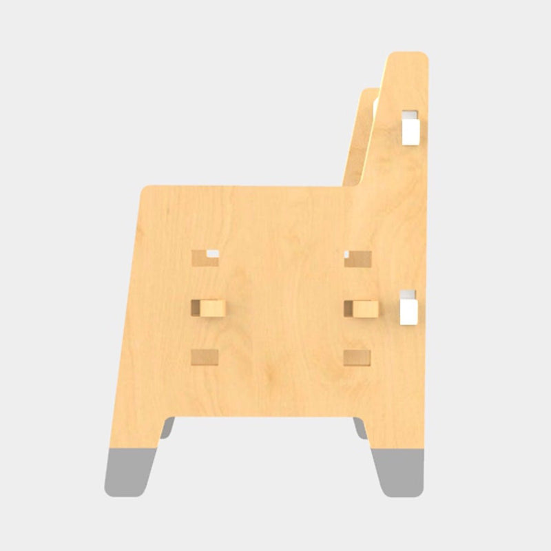 Buy Purple Mango Wooden Weaning Chair | Shop Verified Sustainable Decor & Artefacts on Brown Living™