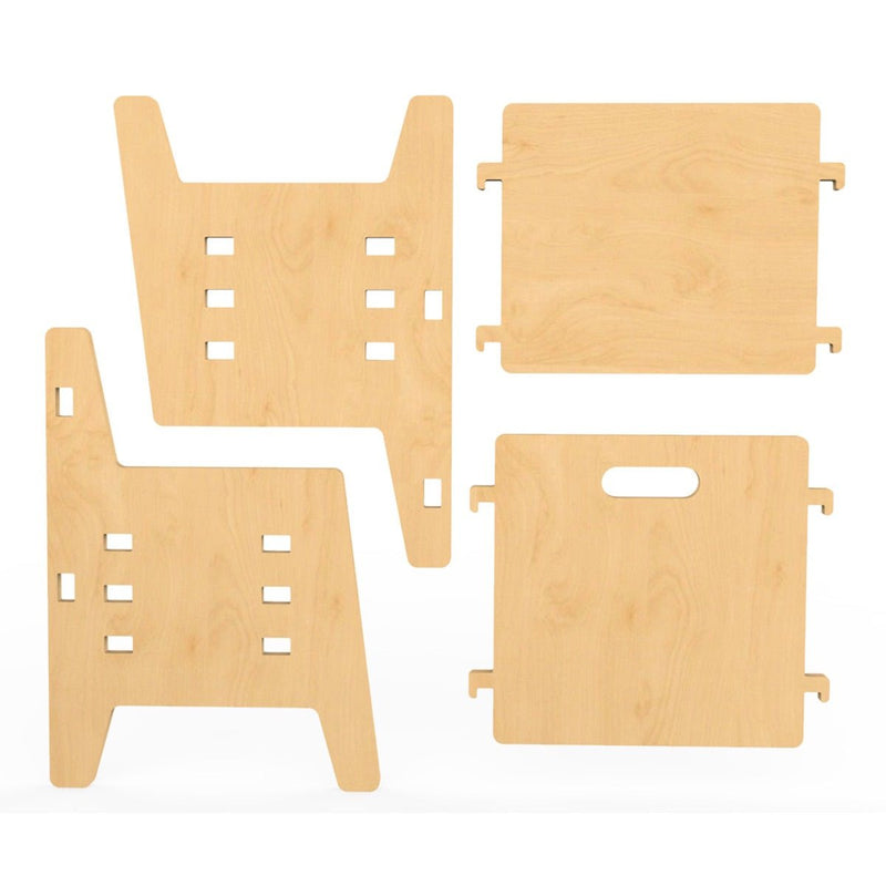 Buy Purple Mango Wooden Weaning Chair | Shop Verified Sustainable Decor & Artefacts on Brown Living™