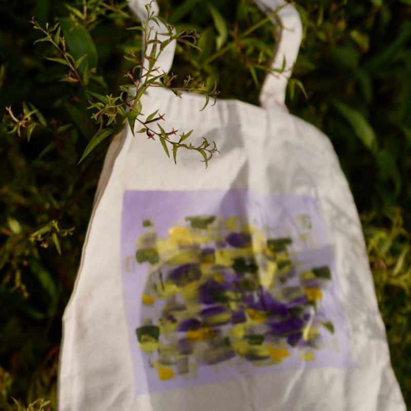 Buy Purple Wall Light Tote | Shop Verified Sustainable Tote Bag on Brown Living™