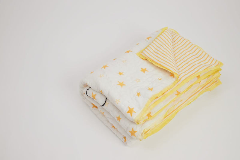 Buy Quilt - Ace The Superbaby Flies Over Town | Shop Verified Sustainable Bed Linens on Brown Living™