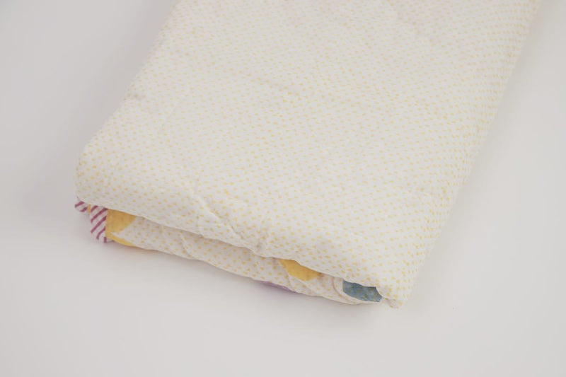 Buy Quilt - I Am Going To The Circus - Yellow | Shop Verified Sustainable Bed Linens on Brown Living™