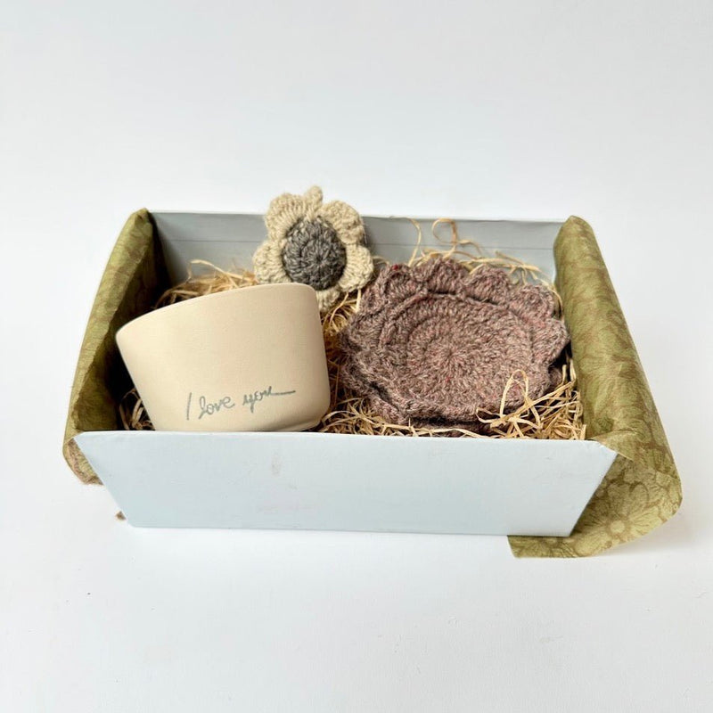 Buy Cup, Coaster and Chain Gift Hamper | Shop Verified Sustainable Gift Hampers on Brown Living™