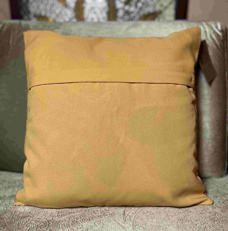 Buy Rangoli Cushion Cover | Upcycled Linen | Shop Verified Sustainable Covers & Inserts on Brown Living™