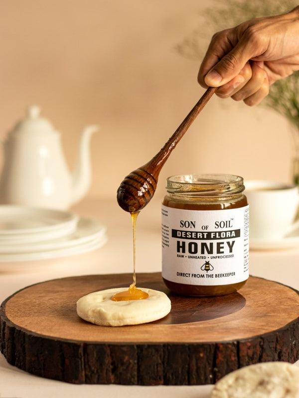 Buy Raw Unprocessed Desert Flora Honey | 230 gm | Pack of 1 | Shop Verified Sustainable Honey & Syrups on Brown Living™