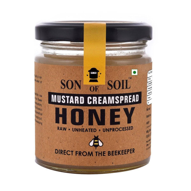 Buy Raw Unprocessed Mustard White Honey | 230gm | Pack of 1 | Shop Verified Sustainable Honey & Syrups on Brown Living™