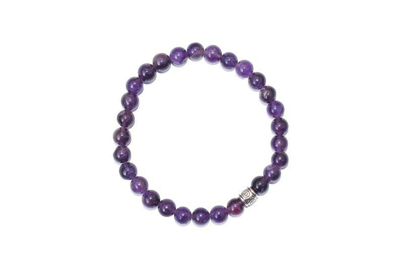 Buy Real Amethyst Stone Healing Bracelet - Purple | Shop Verified Sustainable Womens Accessories on Brown Living™