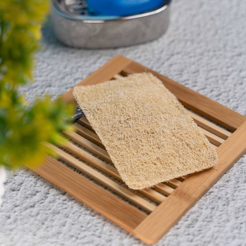 Buy Rectangular Loofah pack of 2 | Shop Verified Sustainable Body Scrub on Brown Living™