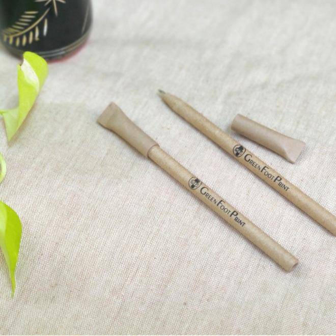 Buy Recycled Paper Pens - Pack of 10 | Shop Verified Sustainable Pens on Brown Living™