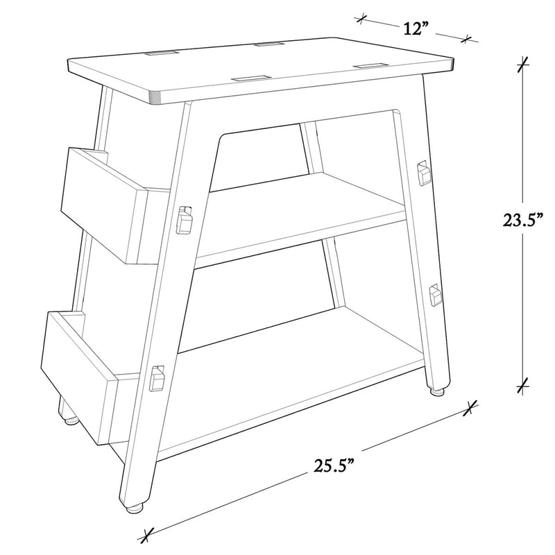 Buy Red Pear | Wooden Bookshelf | Shop Verified Sustainable Decor & Artefacts on Brown Living™