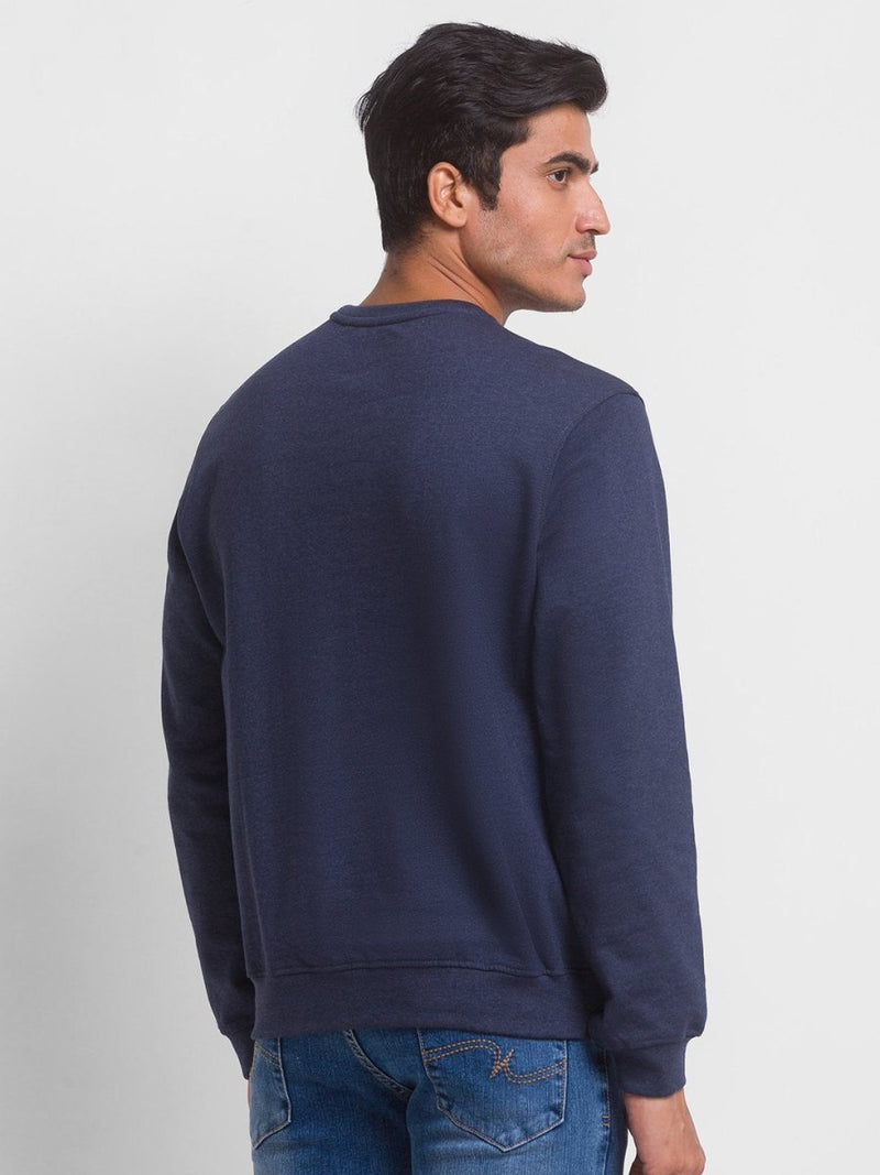 Buy Reincarnated Sweatshirt Blue | Shop Verified Sustainable Mens Sweatshirt on Brown Living™