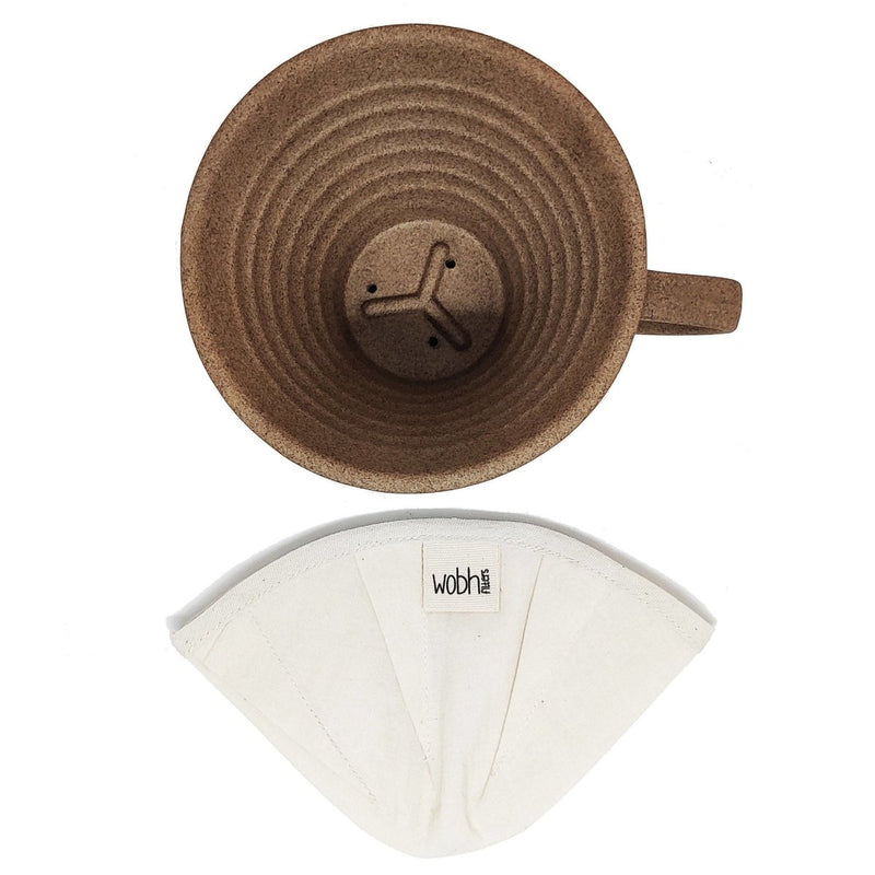 Buy Reusable Coffee-Brewing Filter | Fits Kalita Wave 185, Flat Bottom Drippers | Shop Verified Sustainable Beverage Accessories on Brown Living™