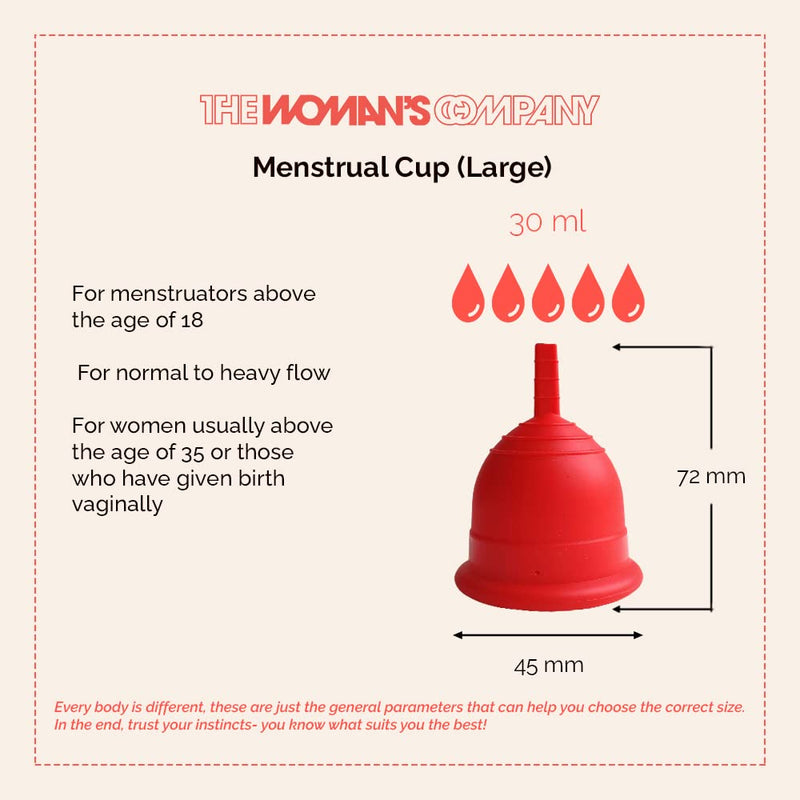 Buy Reusable Menstrual Cup and Sterilizer Combo- Large Size | Shop Verified Sustainable Menstrual Cup on Brown Living™