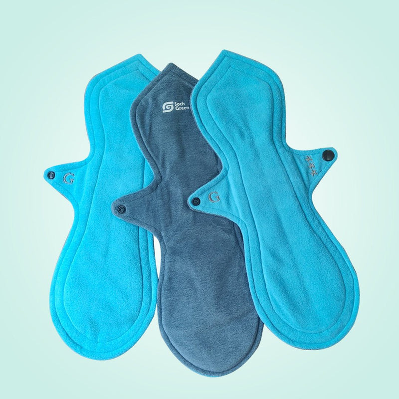 Reusable Zorb Cloth Pads for Urine Leaks (3pc) | Verified Sustainable Sanitary Pad on Brown Living™