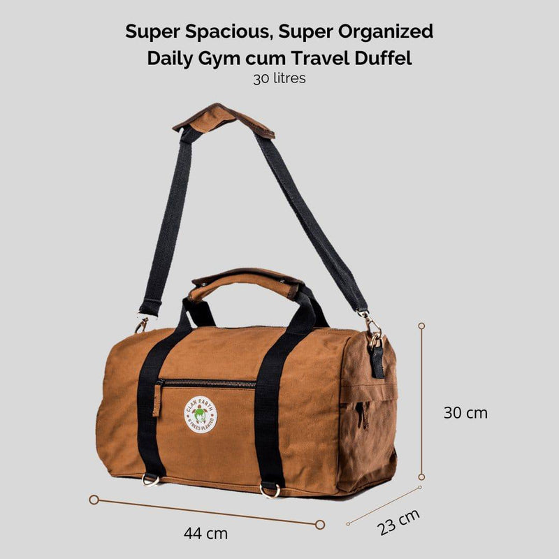 Buy Rhino Duffel - Cherry Red | Shop Verified Sustainable Travel Duffel on Brown Living™