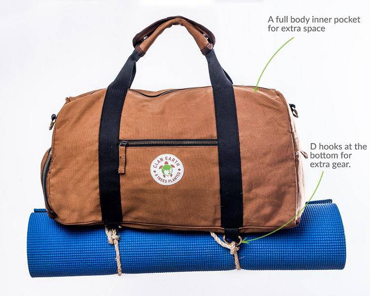 Buy Rhino Duffel - Navy Blue | Shop Verified Sustainable Travel Duffel on Brown Living™