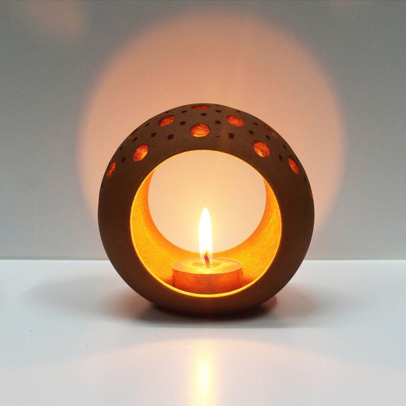 Buy Ring Large Tea Light Holder with Free Soywax Tealights | Shop Verified Sustainable Candles & Fragrances on Brown Living™