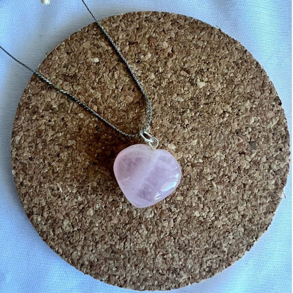 Buy Rose quartz Pendant | Shop Verified Sustainable Womens Charms & Pendants on Brown Living™