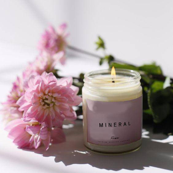 Buy Rose | Scented Soy Candle | Shop Verified Sustainable Candles & Fragrances on Brown Living™