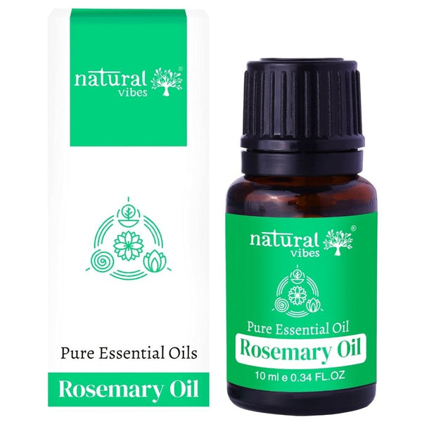 Buy Rosemary Pure Essential Oil for Hair Fall, Growth & Strong, Thick Hair | 10 ml | Shop Verified Sustainable Essential Oils on Brown Living™