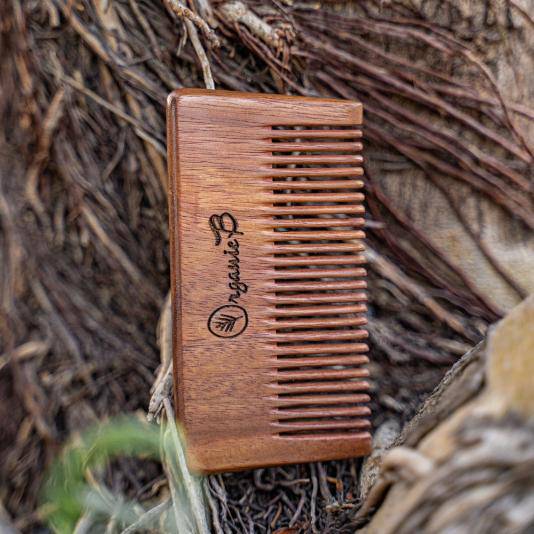 Buy Rosewood/Sheesham Beard Comb | Shop Verified Sustainable Hair Comb on Brown Living™