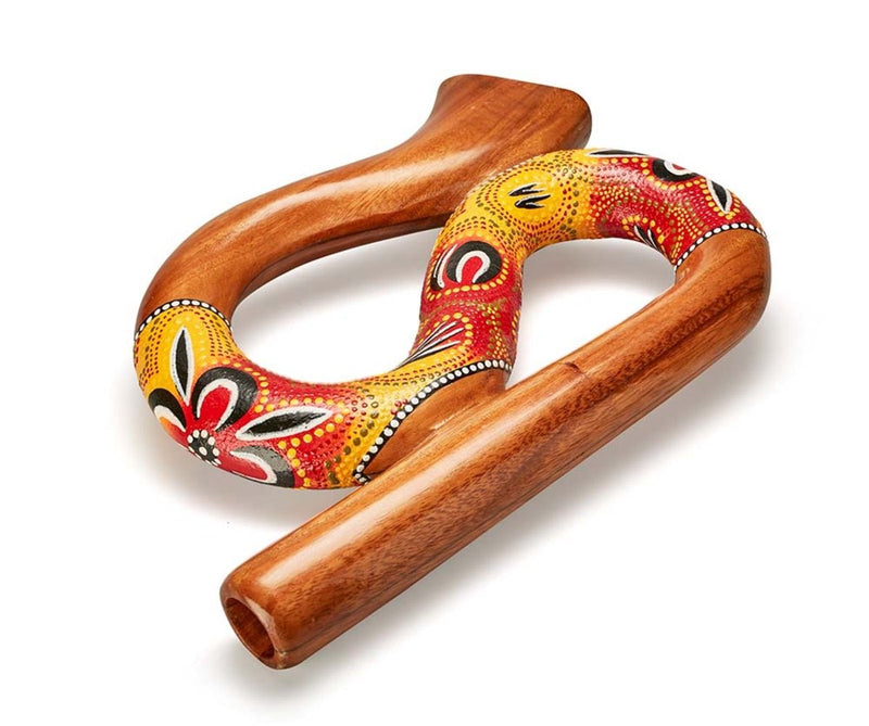 Buy S Shaped Digeredoo- Red | Shop Verified Sustainable Musical Instruments on Brown Living™