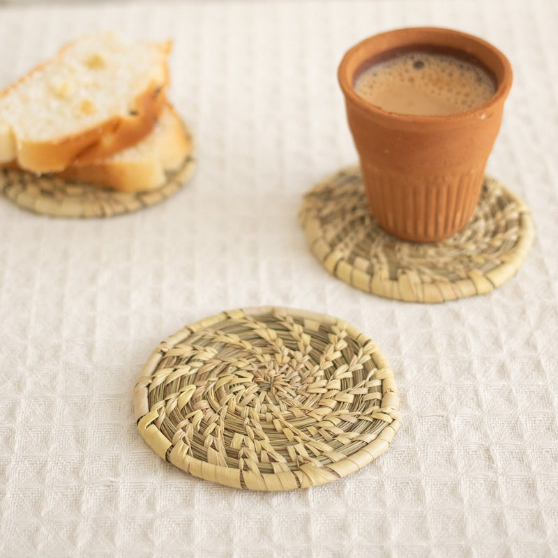 Buy Sabai Coasters - Set of 6 with box | Shop Verified Sustainable Baskets & Boxes on Brown Living™