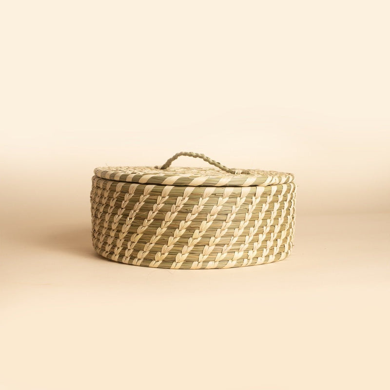 Buy Sabai Grass Roti | Multipurpose Container Box | Shop Verified Sustainable Baskets & Boxes on Brown Living™