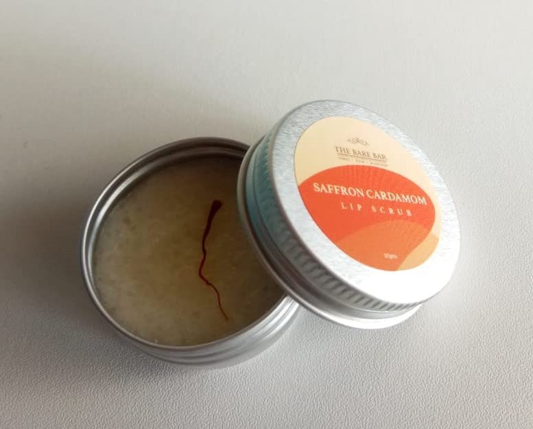 Buy Saffron Cardamom Lip Scrub | Shop Verified Sustainable Lip Scrub on Brown Living™