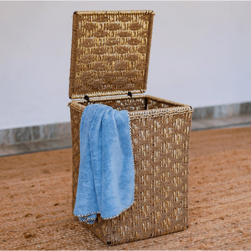 Buy Sahara Upcycled Plastic Laundry Basket | Shop Verified Sustainable Baskets & Boxes on Brown Living™