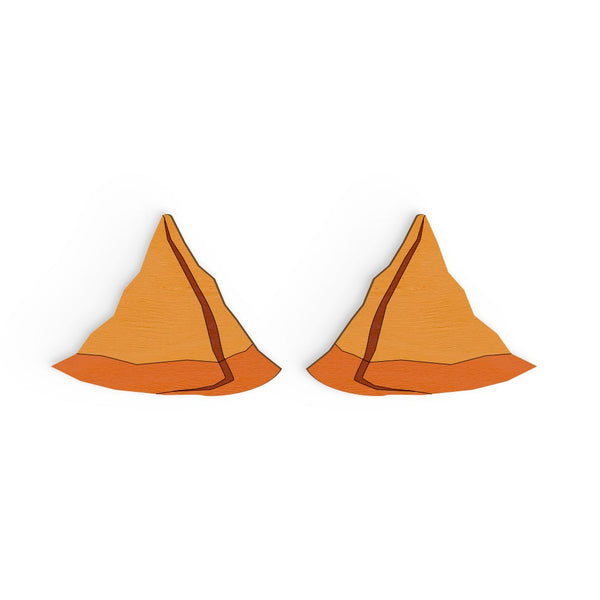 Buy Samosa Handcrafted Earrings | Shop Verified Sustainable Womens earrings on Brown Living™